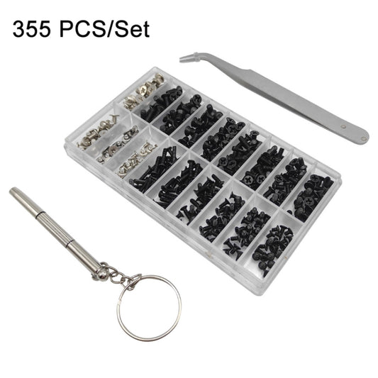 M2/M3/M2.5 Laptop Universal Screw Set, 355 PCS/Set+Tweeter+Screwdriver