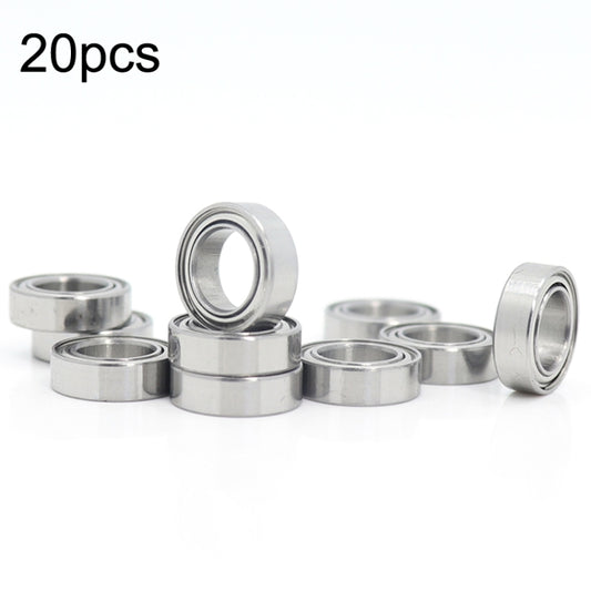 MR106ZZ 20pcs 6x10x3mm Miniature Deep Groove Ball Bearing, Style:, MR106ZZ Low Speed, MR106ZZ High Speed