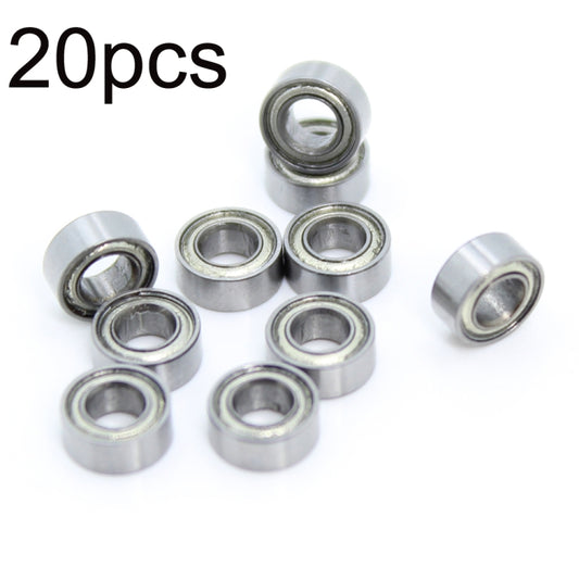 20pcs Miniature Ball Bearings, MR63ZZ Bearing 3x6x2.5mm, MR63 Open Bearing 3x6x2mm