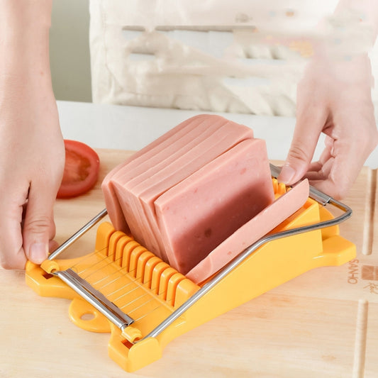 JA-958 Lunch Meat Ham Slicer Household Fruit Cutter Banana Sliced Kitchen Egg Cutter, JA-958 Ham Slicer (White), JA-958 Ham Slicer (Yellow)