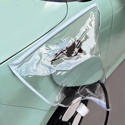 Electric Vehicle Charging Port Magnetic Transparent Rain Cover, Rain Cover Blue, Rain Cover Pink, Rain Cover White, Rain Cover Black, Rain Cover Transparent Green, Rain Cover Yellow