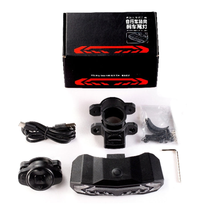 Bicycle taillight kit with box, mount bracket, holder ring, and wiring harness