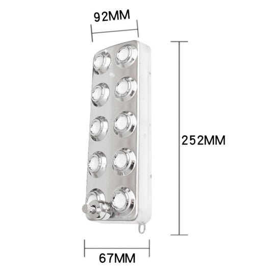 Ultrasonic Atomization Accessories 10 Heads Fog Maker Landscape Large Fog Volume Humidifier Atomization Plate, 10 Heads Fog Maker
