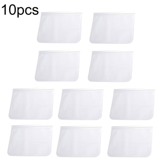 10pcs EVA Refrigerator Reusable Food Airtight Peservation Bag, Size:, Small, Medium, Large, Extra Large
