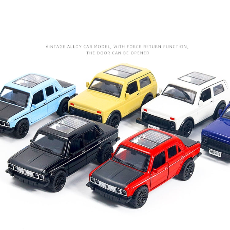 1:36 Alloy Car Model Three Open Door Small Car Toys Cake Ornaments