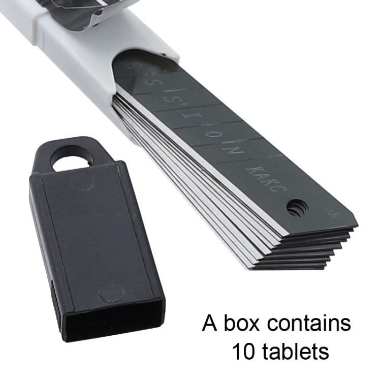 18mm cutter blade stack with black holder box for 10 tablets