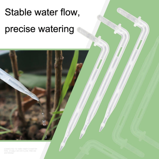 10pcs FR-258 4/7mm Capillary Transparent Curved Drop Arrow Gardening Micro-Spray Irrigation Arrow
