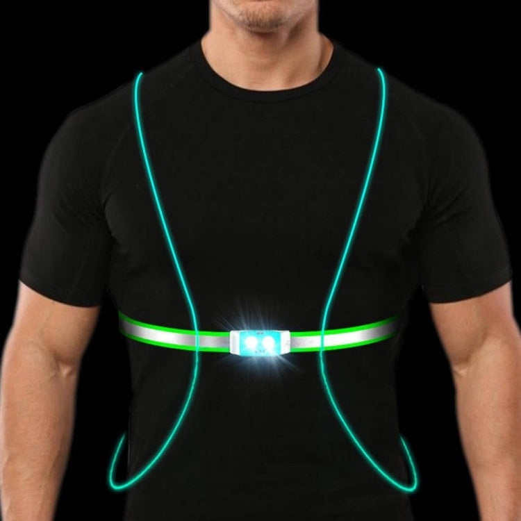 USB Rechargeable Running Light Strap Chest Light