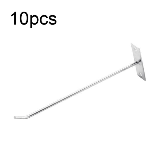 10pcs 4mm Thick Nail Wall Display Jewelry Hooks Single Wire Hook, 5cm, 10cm, 15cm, 20cm, 25cm