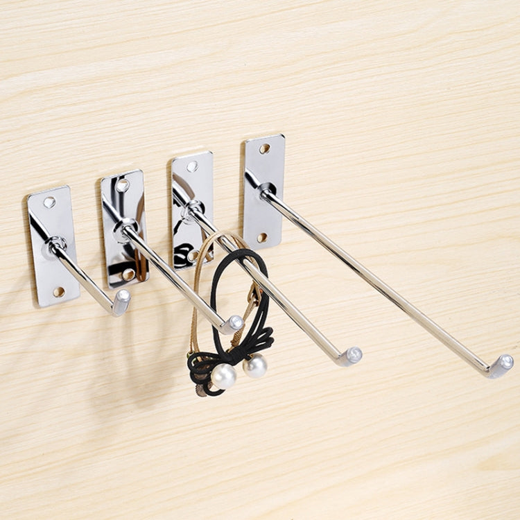 10pcs 4mm Thick Nail Wall Display Jewelry Hooks Single Wire Hook, 5cm, 10cm, 15cm, 20cm, 25cm