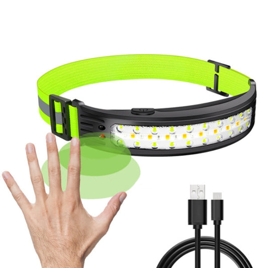 Portable Outdoor Camping Strong Light Rechargeable Warning Headlamp, COB No Induction, COB Induction, LED Induction