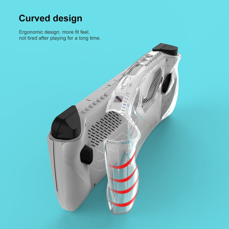 Clear TPU protective case with curved ergonomic fit and protective bumper corners