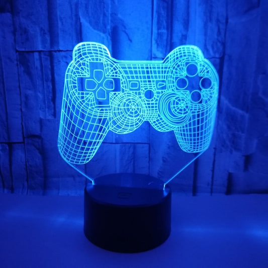 3D Game Handle Three-dimensional Colorful LED Lights, Touch Black Base, Touch Crack Base, Touch Black Base+Remote Control, Touch Crack Base+Remote Control