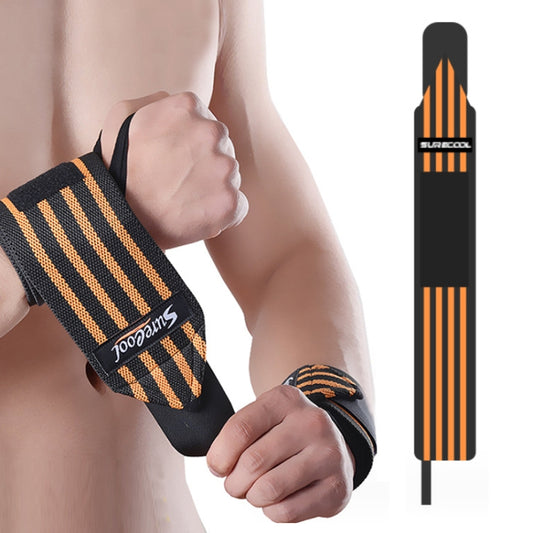 SURECOOL 50x8cm Sports Wrist Wraps Weightlifting Equipment Training Straps