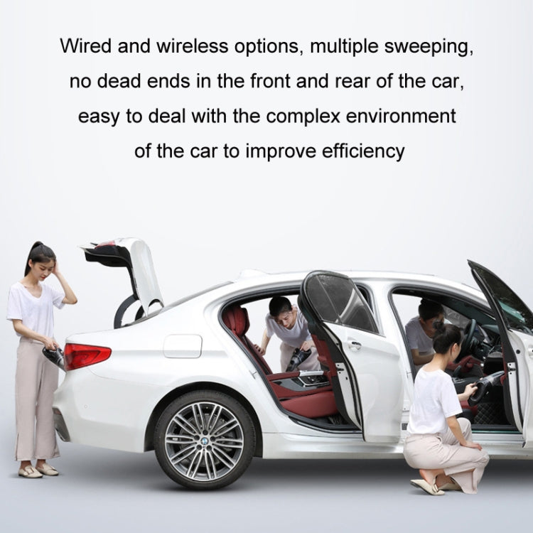 Powerful Portable Car Handheld Vacuum Cleaner, Wired, Wireless