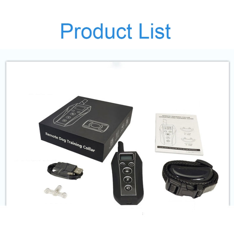 Intelligent Electronic Remote Control Dog Training Device Pet Training Shock Collar Bark Stopper, T700, Receiver