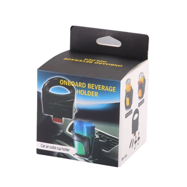 Retail box for onboard beverage holder for car air vent mounts