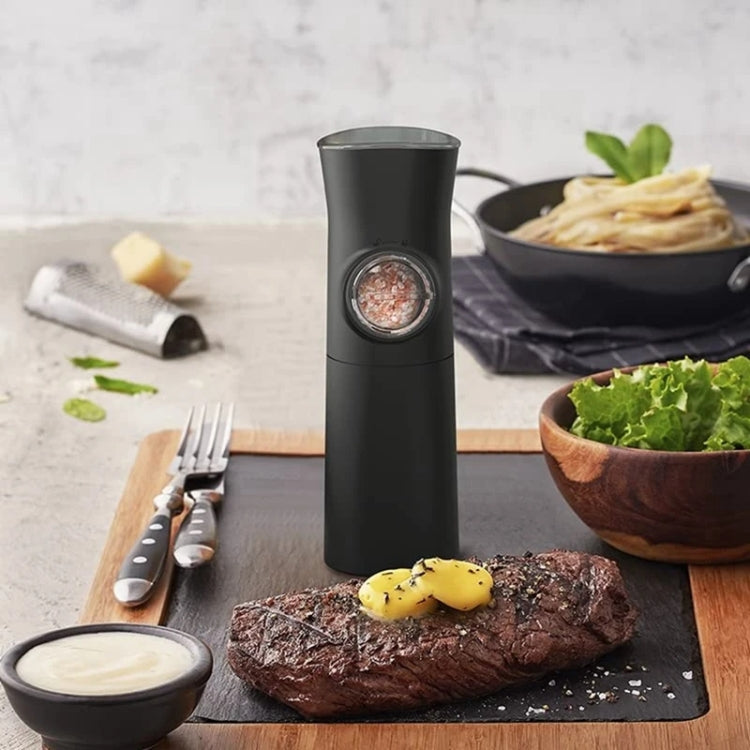 Gravity Induction Electric Salt And Pepper Grinder Adjustable Coarseness with LED Light