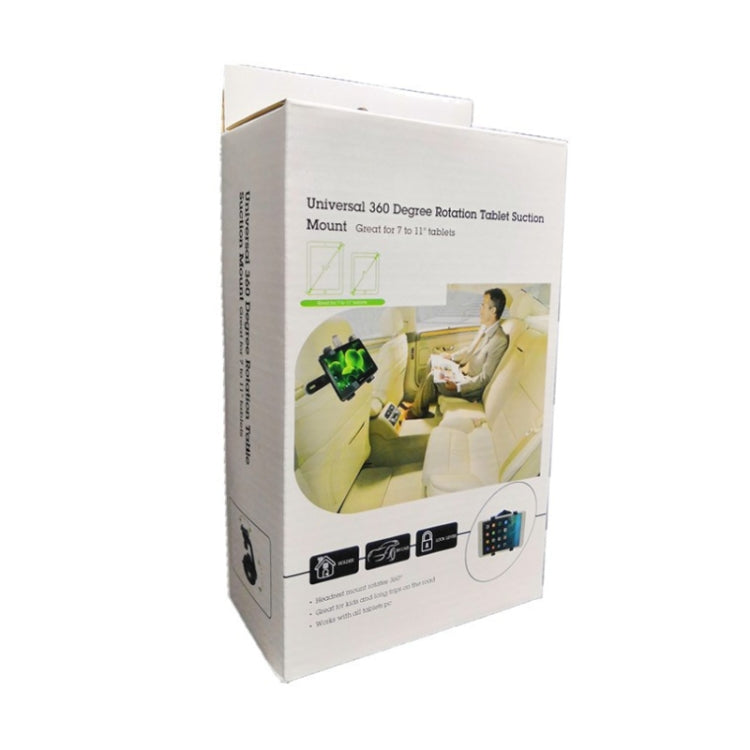 Tablet holder retail box for universal suction mount with 360 rotation