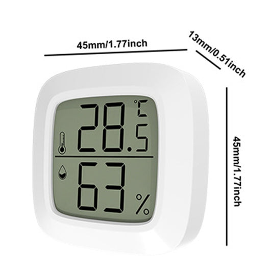 Mini Electronic Pet Temperature And Humidity Meter Highly Precise Temperature And Humidity Meter For Home Use, Degrees Celsius, Degrees Fahrenheit