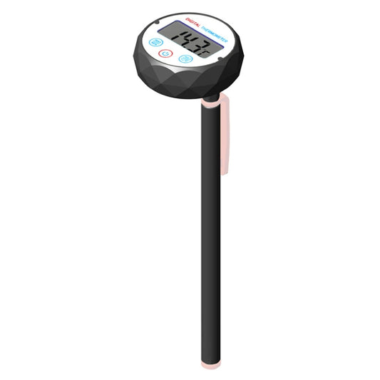Milk Coffee Hand Brew Kettle Thermometer With Pen Holder Food Thermometer Waterproof