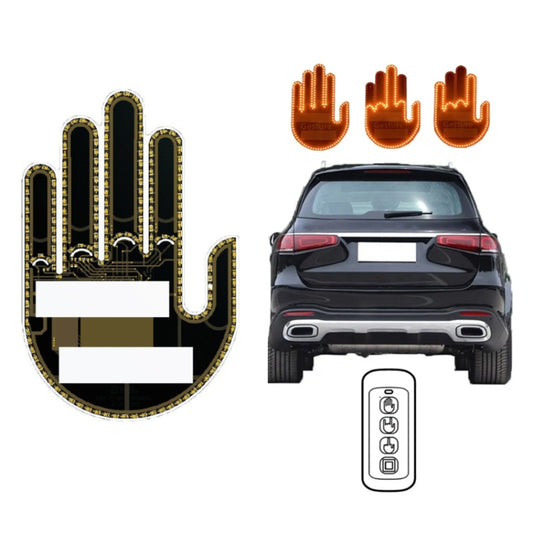 Vehicle-Mounted Multifunctional Warning Anti-Rear Collision Gesture Light