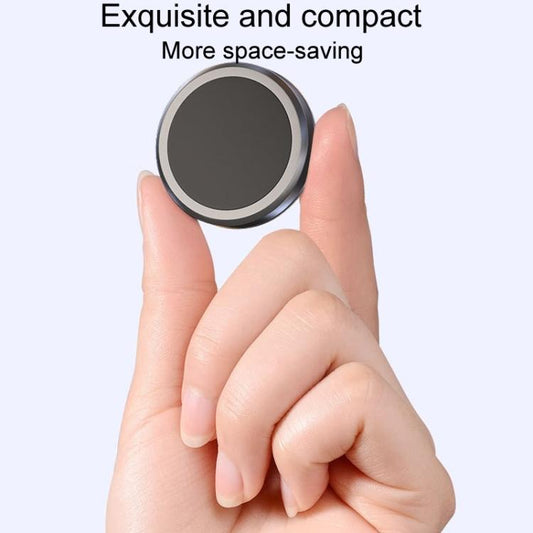 Zero Gravity Car Steering Wheel Phone Navigation Mount Sticky Metal Magnetic Holder, D35