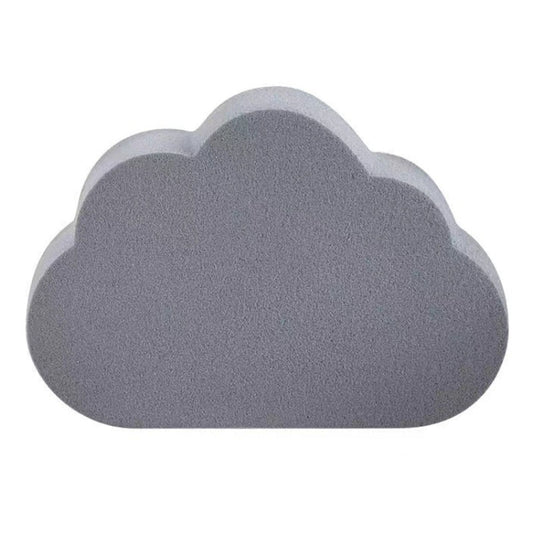 Clouds Type Absorbent Sponge Cleaner Bathroom Washbasin Limescale Preventive Cleaning Brush, Gray