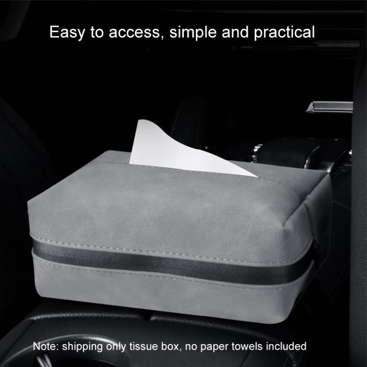 Car Armrest Box Tissue Box Car Sun Visor Seat Back Hanging Tissue Storage Bag