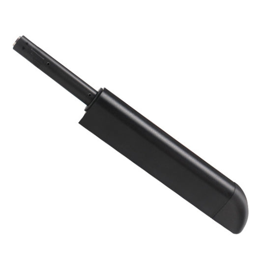 Black cabinet door magnetic self-rebound opener, slim push-rod style spring mechanism