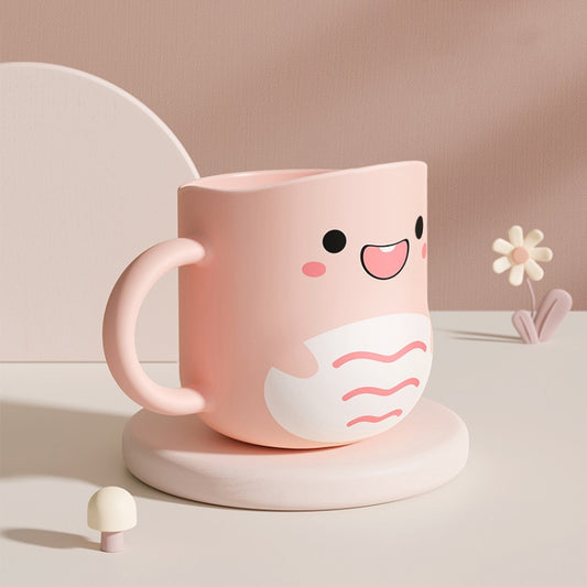 Water Mug Brushing Cup Baby Home Cute Cartoon Drop-Proof Eco-Friendly Dinosaur Cup