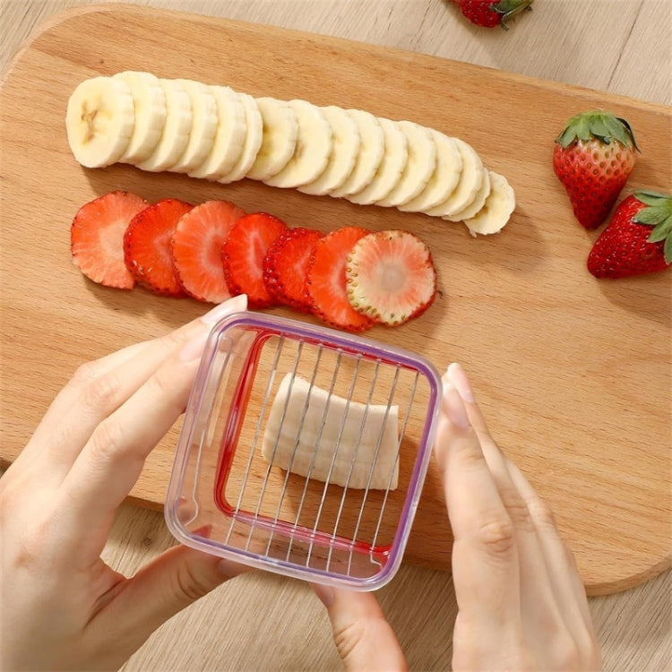 Multifunctional Household Kitchen Fruit And Vegetable Slicer With Push Plate