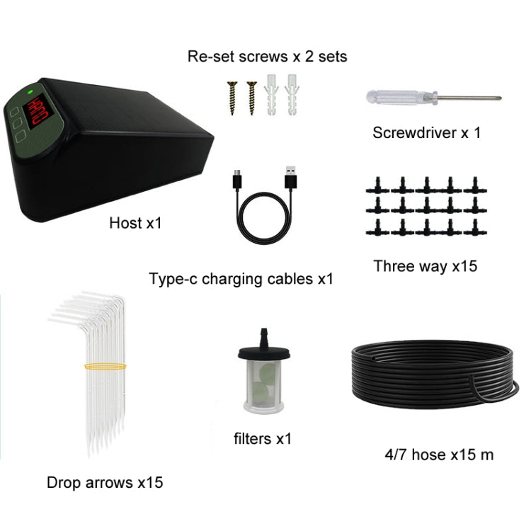 Smart Automatic Solar Timed Wireless Controlled Watering Device