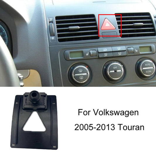 For Volkswagen Left-Hand Drive Car Air Outlet Modified Mobile Phone Holder Base, 05-13 Touran, 08-12 Lavida, 08-12 Bora, 09-13 Golf 6, 11-15 Passat, 11-18 POLO, 11-18 Touareg, 17-21 Magotan/19-20 CC, 14-20 Golf, 12-14 Sagitar, 12-14 Magotan