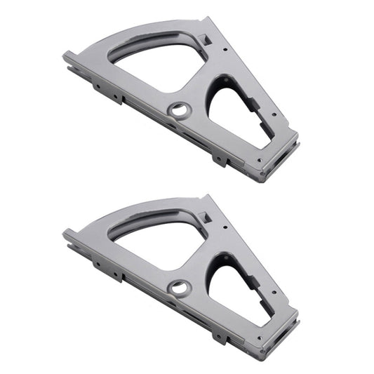 1pair Concealed Shoe Rack Cold Rolled Steel Flap Mounting Fittings, Single Layer Black, Single Layer Gray, Double Layer Black, Double Layer Gray, Three Layer Black, Three Layer Gray