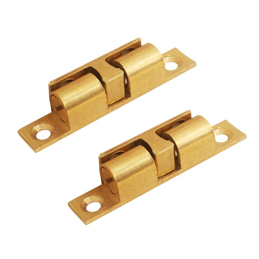 2pcs Cabinet Magnetic Spring Buckle Ball Door Sucker, Small Gold, Medium Gold, Large Gold, Extra Large Gold, Small Silver, Medium Silver, Large Silver, Extra Large Silver