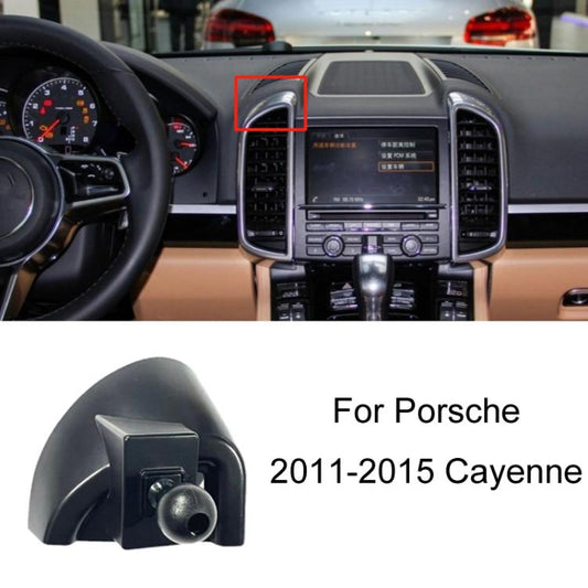 For Porsche Left Driving Car-Mounted Mobile Phone Navigation Holder Base, 10-16 Panamera, 11-15 Cayenne, 12-18 Porsche 911, 14-23 Macan + 18-23 Cayenne, 16-17 Cayenne, 16-23 718, 17-23 Panamera Co-pilot, 17-23 Panamera Instrument Panel, 19-23 Porsche 911