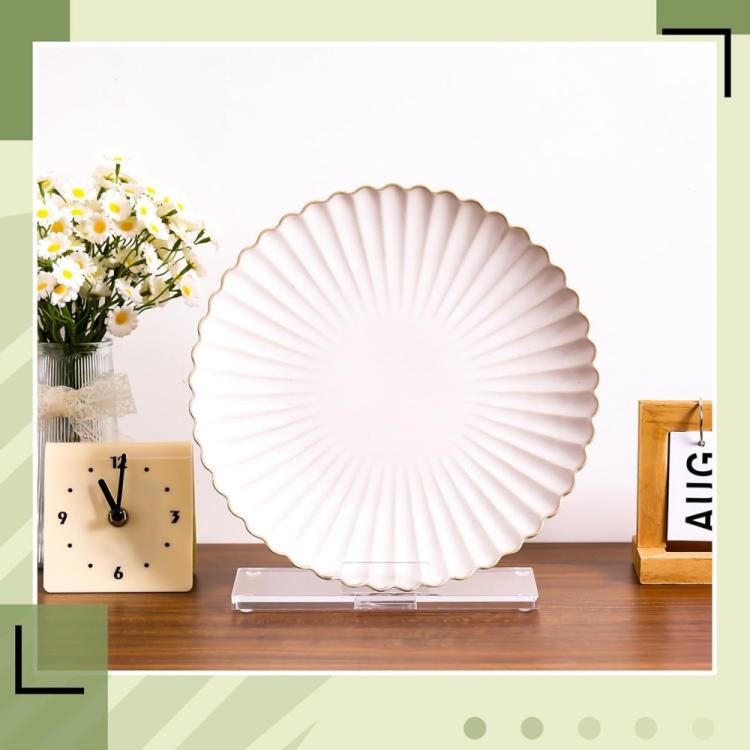 Acrylic Photo Frame Book Picture Plate Stand, 1set, 2sets