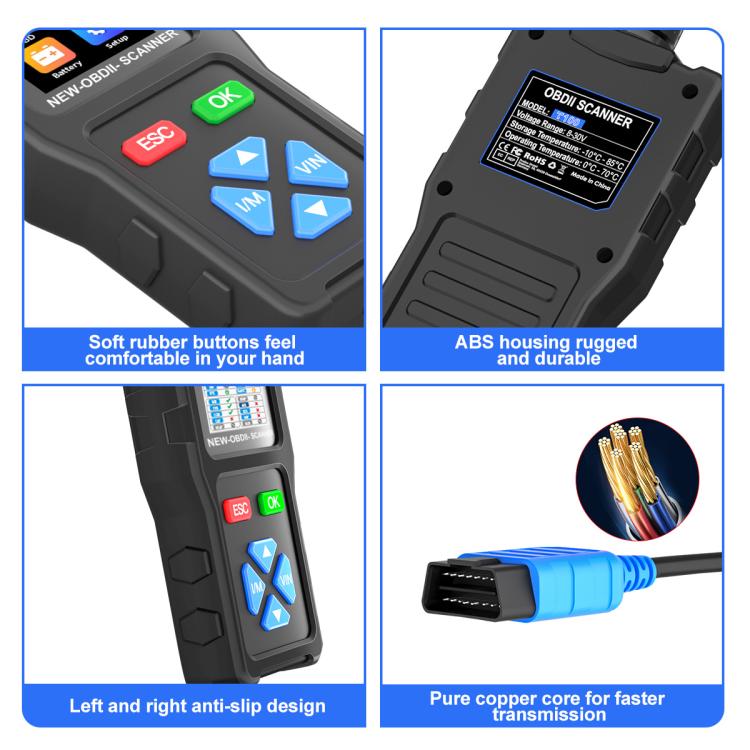 Car Fault Diagnostic Instrument OBD2 Car Engine Tester