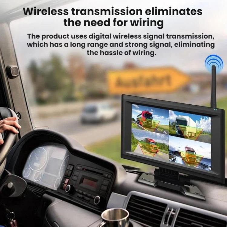 Car Wireless Magnetic Solar-Powered High-Definition Camera Dashcam