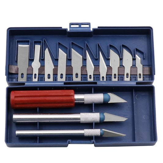 Metal Engraving Knife Set Model Paper Engraving Cutter, 13pcs /Box