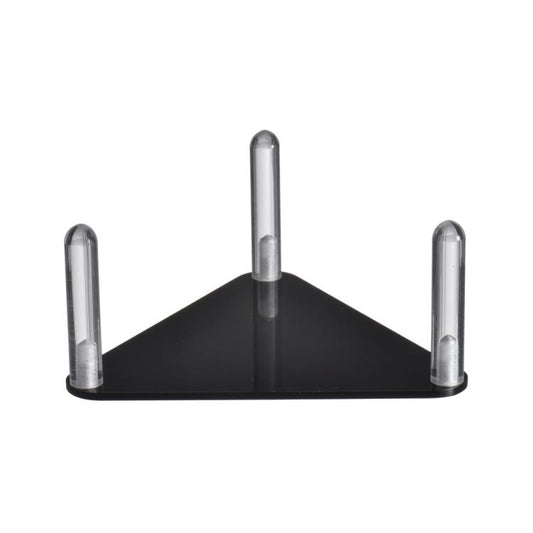2pcs /Set Easy-Assembly Triangular Acrylic Ball Rack, Transparent 1pc, Transparent 2pcs /Set, Black 1pc, Black 2pcs /Set