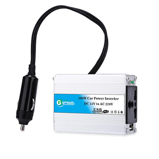 Gurxun 150W Aluminum Alloy Car Power Inverter With Cigarette Lighter, With Cigarette Lighter