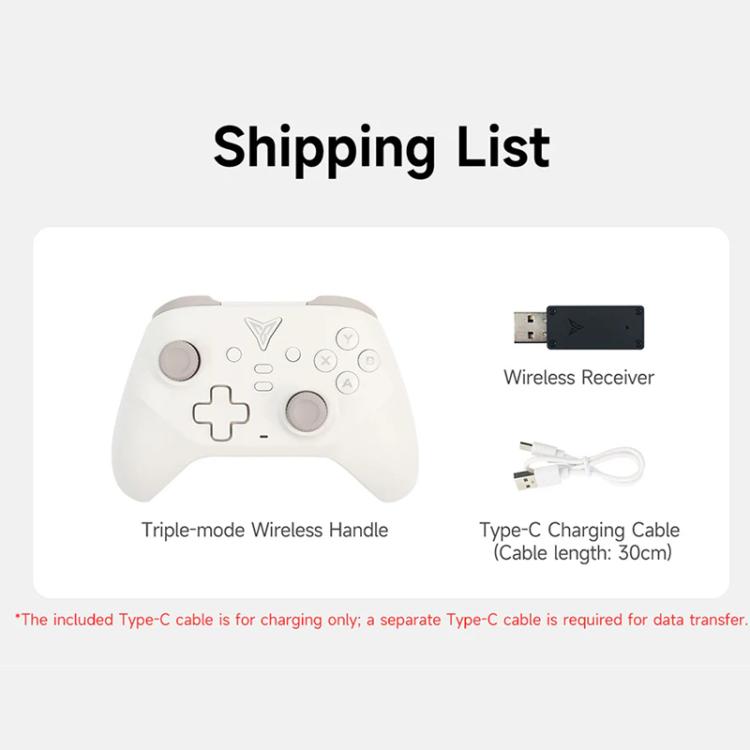 YAHBOOM wireless gamepad with wireless receiver and Type-C charging cable