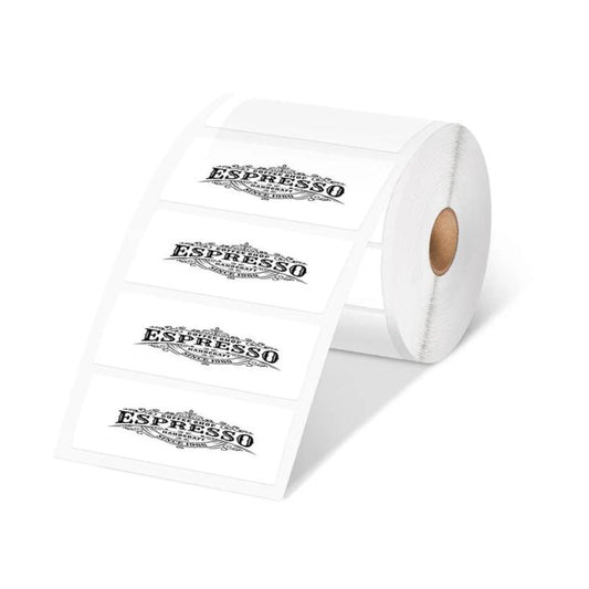 Phomemo 4 X 2 Inch White Thermal Sticker For Shipping Label Printer, 500 Sheets, 750 Sheets