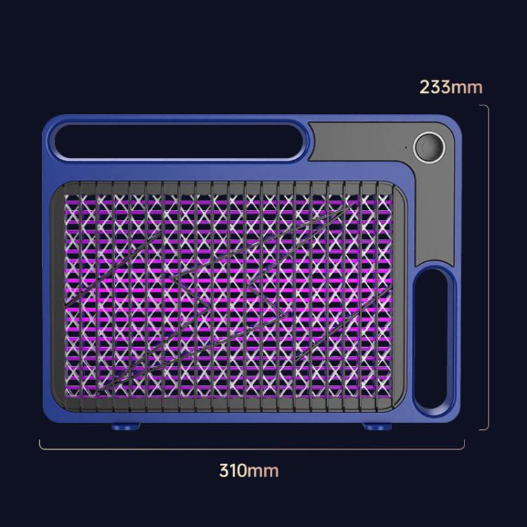 Compact electric mosquito trap with UV lattice and 233 x 310 mm size