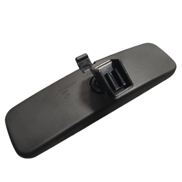 Car rearview mirror rear view with mount opening and central connector