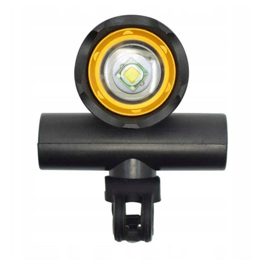 Front light module with amber ring LED lens on black mounting bar