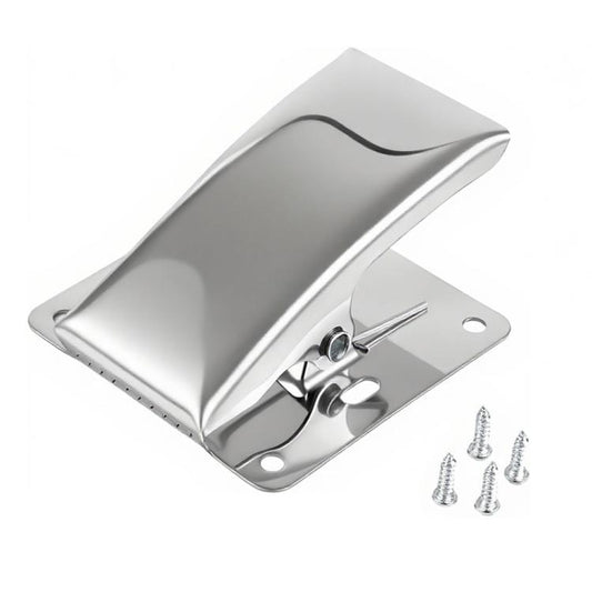 Stainless Steel Fish Fillet Clamp for Cutting Board Fish Tail Cleaning Gripper, Without Protective Sleeve, With Black Sleeve, With Red Sleeve, With Green Sleeve