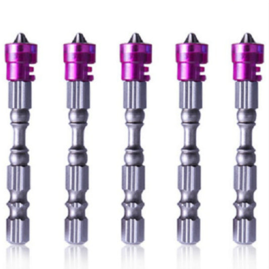 5 PCS 65mm Magnetic Coil Alloy Steel Cross Bit Single Head Electric Drill Electric Screwdriver Head